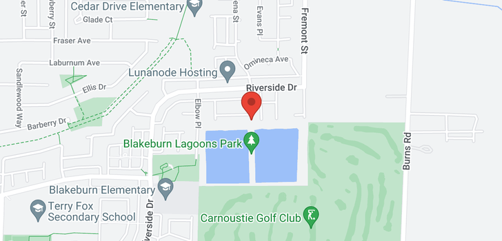 map of 21 758 RIVERSIDE DR DRIVE